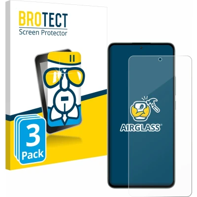 Afbeelding van BROTECT Screenprotector voor Xiaomi 13T Pro Folie Beschermfolie Beschermglas transparant (3 Stuks)