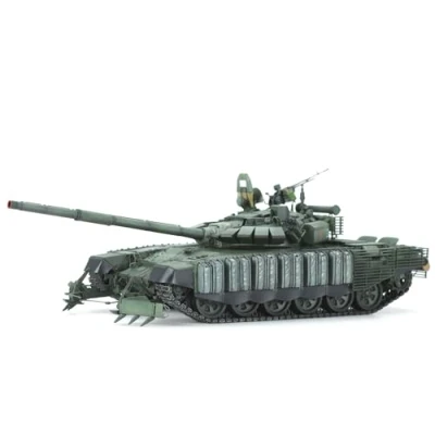 Afbeelding van 1:35 MENG TS053 Russian Main Battle Tank T 72B3M w/ KMT 8 Mine Clearing System Plastic Modelbouwpakket