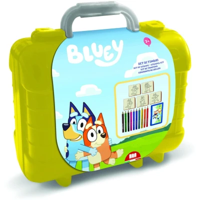 Afbeelding van Multiprint Bluey Reis Stempelen Kleurkoffer