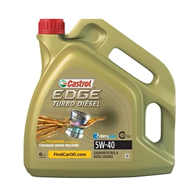 Afbeelding van Castrol 05013937 Edge Turbo Diesel 5W 40 Titanium FST motorolie 4 liter