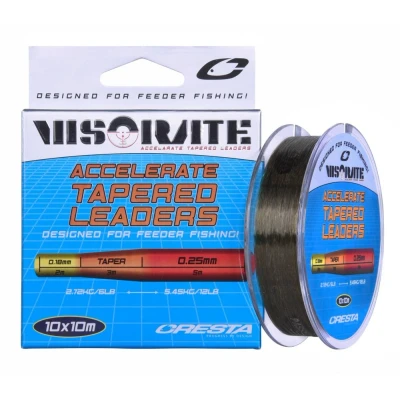 Image de Cresta Accelerate Tapered Leaders 10x10m 0.18 0.25mm