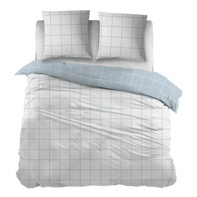 Afbeelding van Snoozing Amelie Dekbedovertrek Tweepersoons 200x200/220 cm Blauw