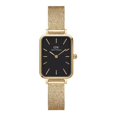 Afbeelding van Daniel Wellington dames Quadro Pressed Evergold horloge DW00100557 in de kleur Goud
