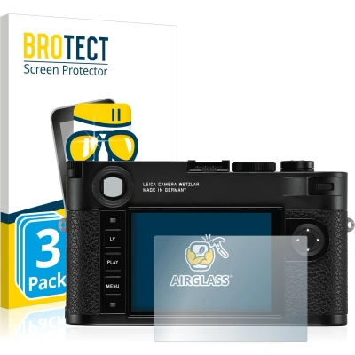 Afbeelding van BROTECT Screenprotector voor Leica M10 / P Q2 Folie Beschermfolie Beschermglas transparant (3 Stuks)