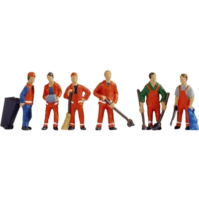 Afbeelding van NOCH 15029 H0 Stadsreiniging figuren Geverfd, Staand