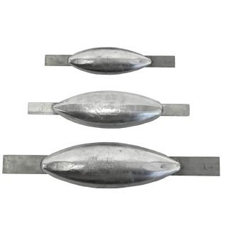 Afbeelding van Aluminium lasstrip anode 340x231x76x30mm (1 00kg)