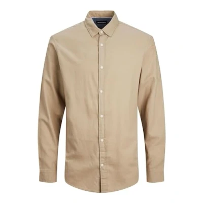 Afbeelding van Jack &amp; Jones Jegingham Overhemd, Heren, Maat: XL, Crockery