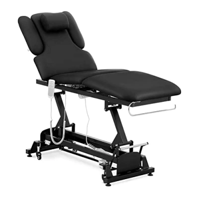 Afbeelding van physa Massagetafel 3 motoren 250 kg zwart