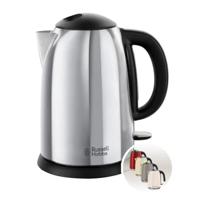 Afbeelding van Russell Hobbs waterkoker, 1,7 l, snel koken, etikettering van mokken, gemakkelijk te openen, 23930 70 Victory