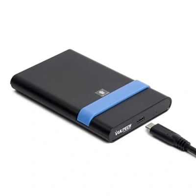 Afbeelding van Vultech GS 15U3TC behuizing voor opslagstations HDD Zwart, Blauw 2.5&#039;