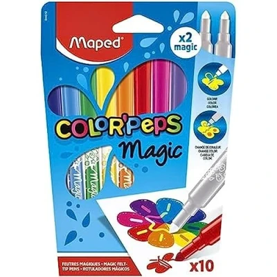 Afbeelding van Viltstift Maped Color&#039;Peps Magic set á 10 kleuren