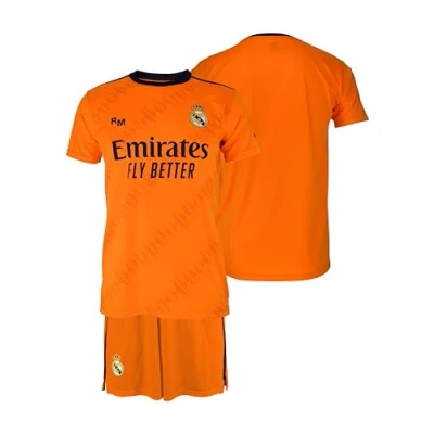 Afbeelding van Real Madrid Uit Shirt Kinderen 24/25 Maat 128 Voetbalshirt Sportkleding Jongens en Meisjes 100% Polyester