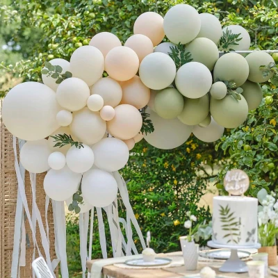 Afbeelding van Botanical Ballonnenboog Unisex Voor Gender Reveal en Babyshower
