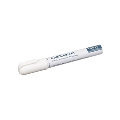 Afbeelding van Krijtstift Europel 6mm wit blister 1 stuk
