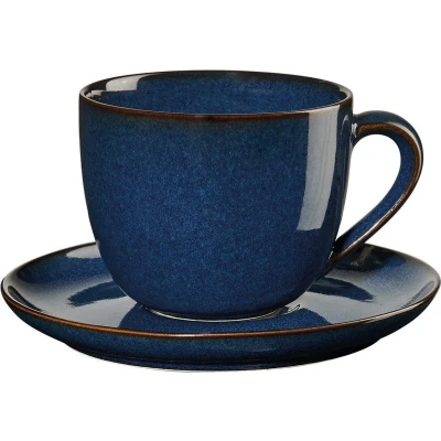 Afbeelding van ASA Selection Kop en Schotel Saisons Midnight Blue 230 ml