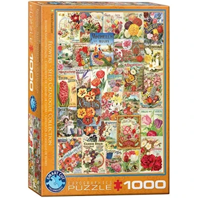 Image de Puzzle Eurographics Catalogue de graines fleurs, 1000 pièces