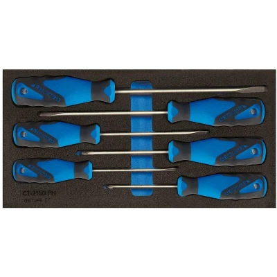 Image de GEDORE 1500 CT1 2150 PZ jeu de tournevis avec manche à 3 composants en module CT 6 pièces 2309149