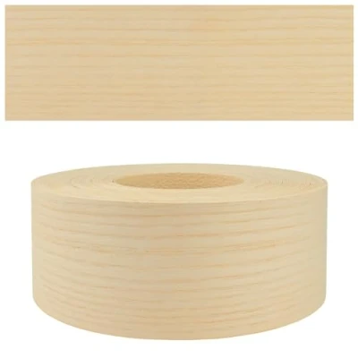Afbeelding van Mprofi MT® 5 m rol houten zangstrips rand van echt houtfineer met opstrijkbare voor plank, meubelpaneel om op te strijken, as, 45 mm