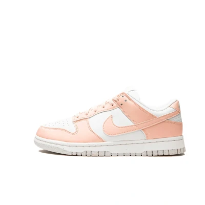 Afbeelding van Nike Sportswear DUNK NEXT Nature Sneakers laag, Dames, Maat: 40, White/pale coral Imitatieleer/ textiel