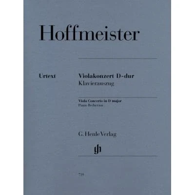Image de Partitions classique HENLE VERLAG HOFFMEISTER F.A. VIOLA CONCERTO D MAJOR Alto