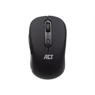 Image de ACT AC5125 Souris droitiers et gauchers optique 4 boutons sans fil 2.4 GHz récepteur USB noir boîte de suspension