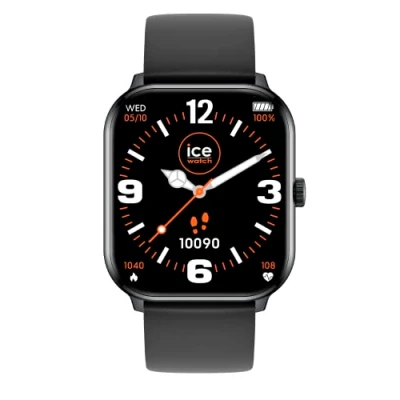 Afbeelding van Ice WATCH Smart Smartwatch met siliconen armband (1,85 inch), zwart.