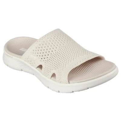 Afbeelding van Skechers Sandales coulissantes Go Walk Flex Elation pour femme, Naturel., 37 EU