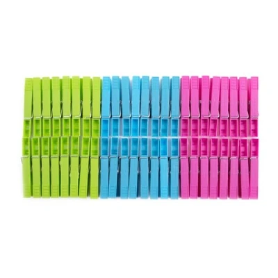 Afbeelding van Benson Wasknijpers Plastic Multicolor 48 delig