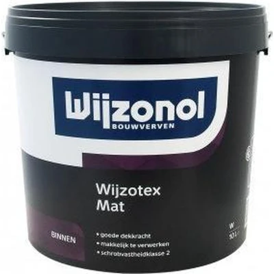 Afbeelding van Wijzotex Mat 2,5 liter Wijzonol Muurverven