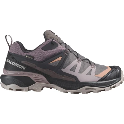 Afbeelding van Salomon X Ultra 360 GTX Outdoorschoenen, Dames, Maat: 38, Plum kitten/phantom/cork Textiel/ synthetisch