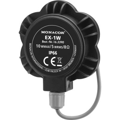 Afbeelding van Monacor EX 1W Exciter luidspreker 10 W 8 Ω Zwart, Zilver 1 stuk(s)