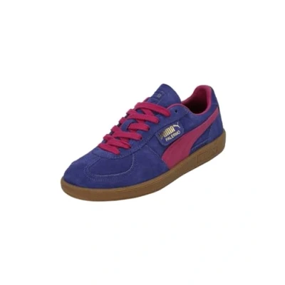Afbeelding van Puma Palermo Unisex Sneakers laag, Maat: 39, Lapis lazuli/magenta gleam/gum Veloursleer