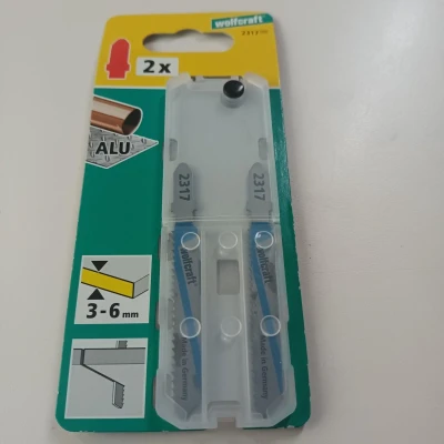Afbeelding van Wolfcraft Decoupeerzaagblad Fijn HSS 75 mm 2 Stuks