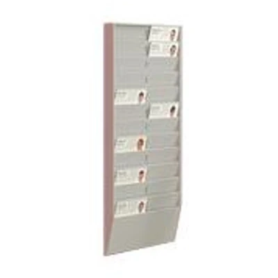 Afbeelding van paperflow wandhouder voor mitarbeiterkaarten 24 vakken