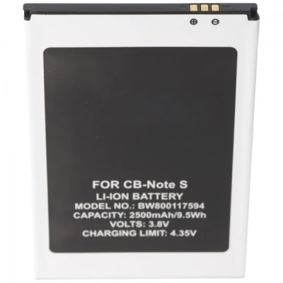 Afbeelding van Li Ion batterij 2500mAh (3.7V) voor mobiele telefoons, smartphones, telefoons zoals Cubot Note S