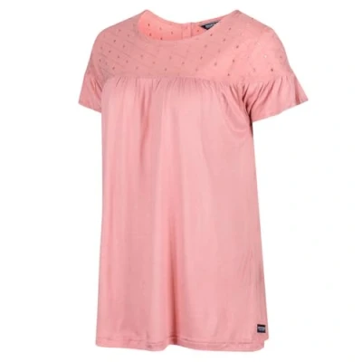 Afbeelding van Regatta T shirt Abitha Dames Viscose Roze Maat 36