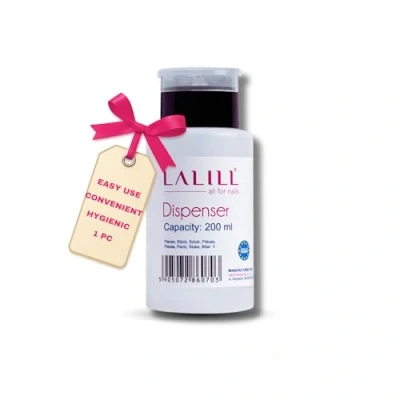 Afbeelding van LALILL Doseerpompdispenser pompfles voor vloeistoffen nagellakremover, manicureverwijderaar 200 ml