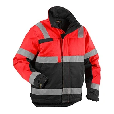Afbeelding van Blaklader Winterjas High Vis 4862 1811 Rood/Zwart