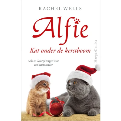 Afbeelding van Alfie, kat onder de kerstboom