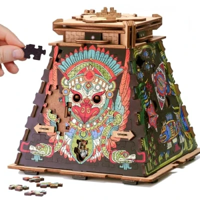 Afbeelding van Cluepuzzle Pyramid of the Sun. Jigsaw puzzle box