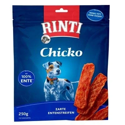 Afbeelding van 2x250g Chicko Gevogelte Eend RINTI Hondensnacks