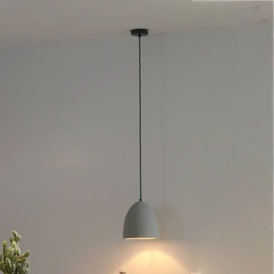 Afbeelding van Paul Neuhaus Eton hanglamp, grijs, beton, Ø 21 cm, G9