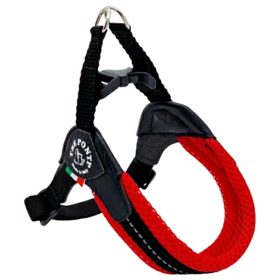 Afbeelding van Tre Ponti Fibbia Verstel. Mesh Refl. 1 Rood Tot 3 kg