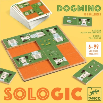 Afbeelding van Djeco domino sologic dogmino
