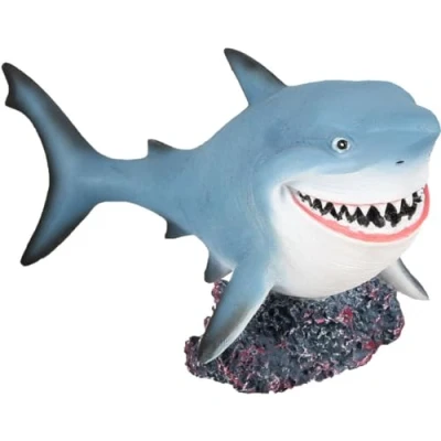 Afbeelding van Aquarium decoratie Leto Haai 14 x 7 cm