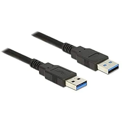 Afbeelding van Delock USB kabel 3.2 Gen1 (USB 3.0 / 3.1 Gen1) A stekker, stekker 1.00 m Zwart Vergulde steekcontacten 85060
