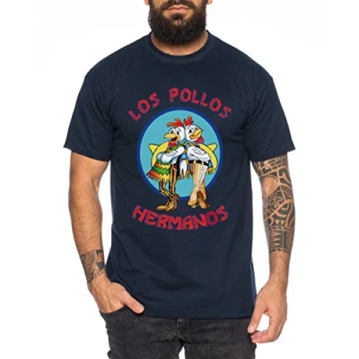 Afbeelding van WhyKiki T shirt met korte mouwen voor heren, Donkerblauw