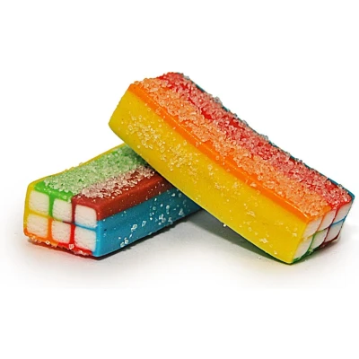 Afbeelding van Damel Zure Regenboog Blokjes 1 Kilo