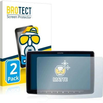 Afbeelding van BROTECT Screenprotector voor Alpine iLX F903D 9&quot; Folie Beschermfolie matte (2 Stuks)
