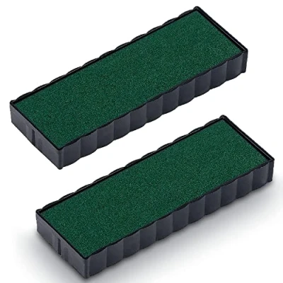 Afbeelding van Trodat Set van 2 vervangende stempelkussens voor Printy 4917, 4813, 4817, 4812 en 48313 kleur stempel groen